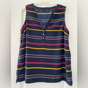 Tommy Hilfiger V-Neck Sleeveless Top Size M